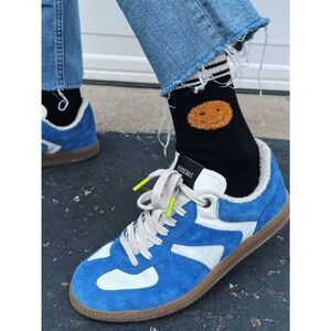 VERBENAS Made In Spain Leather Suede Statement Trendy Sneakers